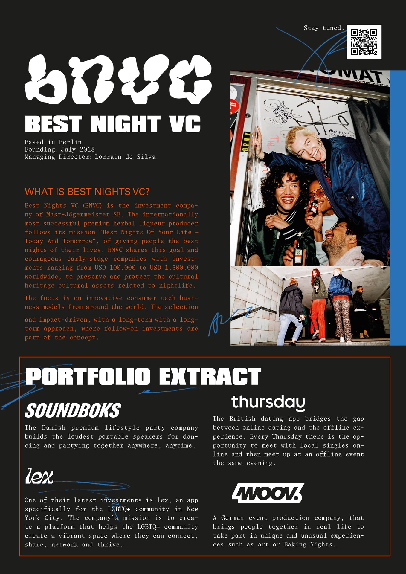 Jägermeister Best Night VC Fact Sheet
